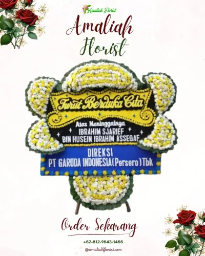 Papan Bunga Duka di Ciminyak